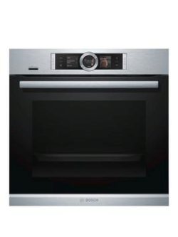 Bosch Serie 8 Hbg6764S6B 60Cm Built-In Electric Single Oven - Stainless Steel